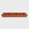 Sale CANDLE TRAY IN SMOOTH CALFSKIN Candles And Home Scents | Home