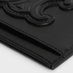 New CARD HOLDER CUIR TRIOMPHE IN SHINY CALFSKIN Women More Lines·Cuir Triomphe | More Lines·Essentials
