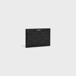 Clearance Card holder in Calfskin with triomphe embossed Essentials | Categories·Oin And Card Holders