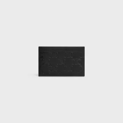 Clearance Card holder in Calfskin with triomphe embossed Essentials | Categories·Oin And Card Holders