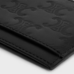 Clearance Card holder in Calfskin with triomphe embossed Essentials | Categories·Oin And Card Holders