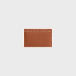 Fashion Card holder in Natural calfskin with triomphe embossed Essentials | Categories·Oin And Card Holders