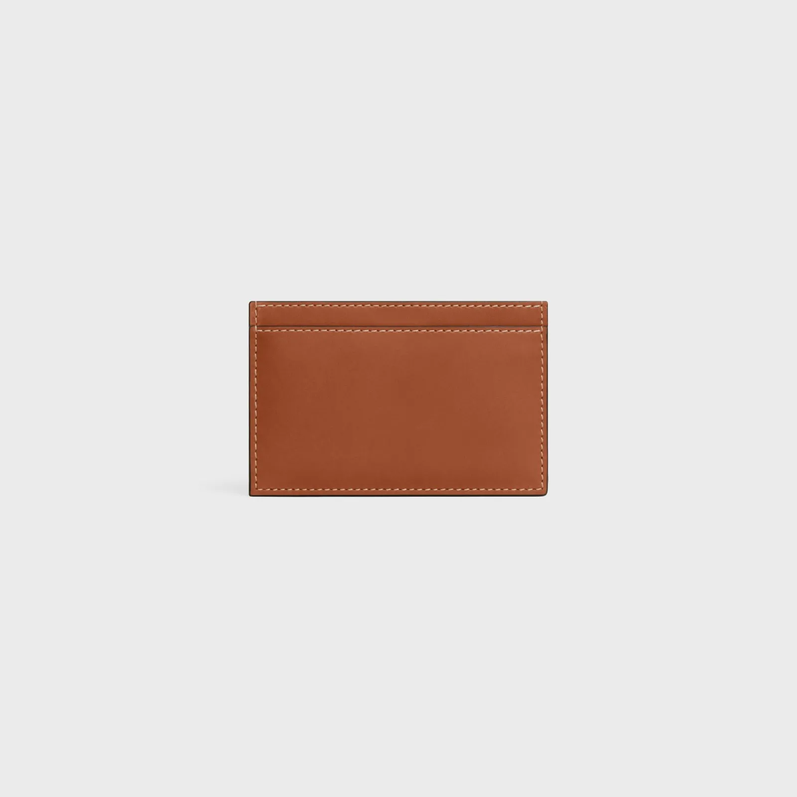 Fashion Card holder in Natural calfskin with triomphe embossed Essentials | Categories·Oin And Card Holders