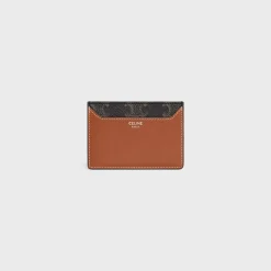 New CARD HOLDER in Triomphe canvas AND calfskin Triomphe Canvas | Categories·Oin And Card Holders