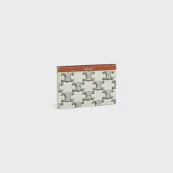 Online Card holder in Triomphe canvas AND calfskin Triomphe Canvas | Essentials
