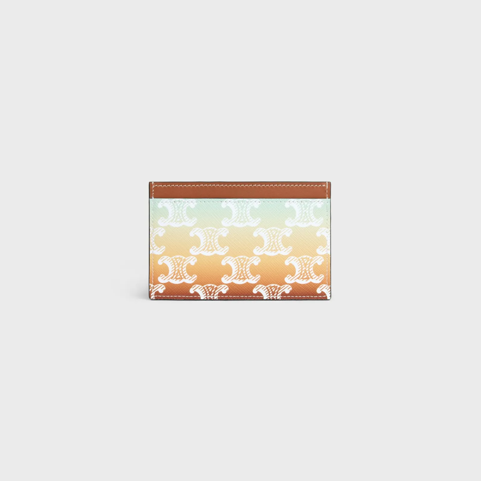 Best Card holder in TRIOMPHE CANVAS SUNSET AND CALFSKIN Triomphe Canvas | Categories·Oin And Card Holders