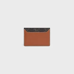 New CARD HOLDER in Triomphe canvas AND calfskin Triomphe Canvas | Categories·Oin And Card Holders