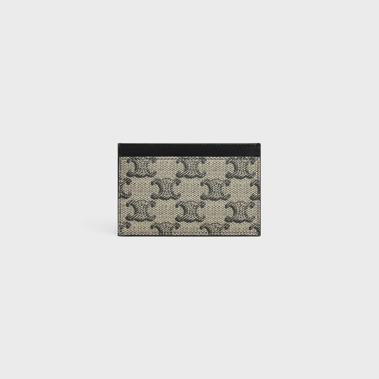 Outlet Card holder in TRIOMPHE CANVAS AND CALFSKIN Triomphe Canvas | Categories·Oin And Card Holders