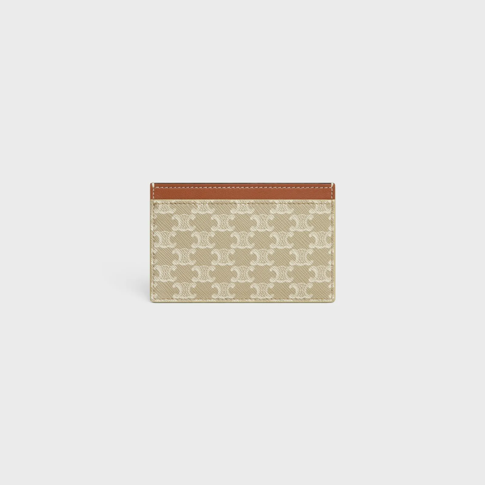 Clearance Card holder in TRIOMPHE CANVAS WITH PRINT Women Triomphe Canvas | More Lines·Essentials