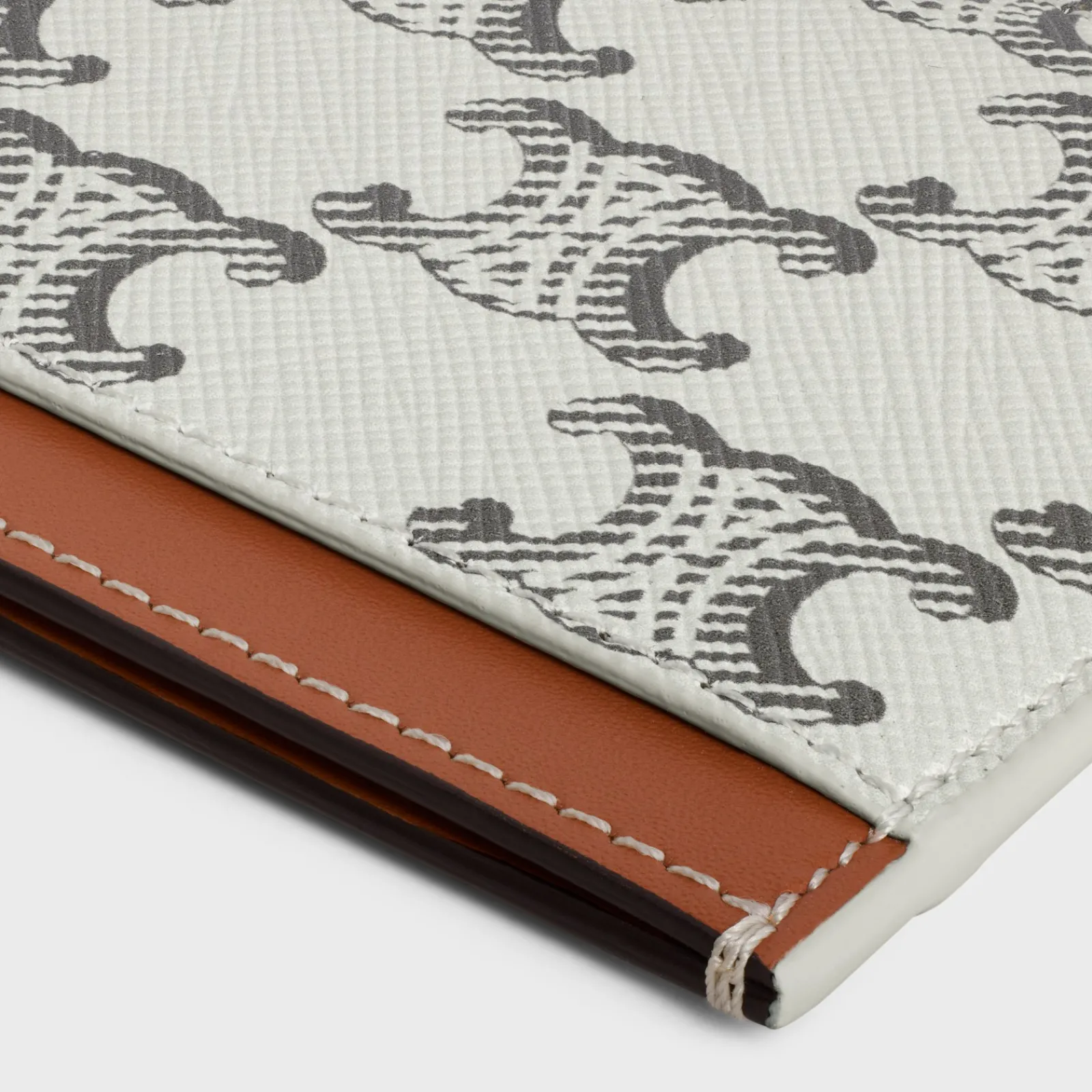Online Card holder in Triomphe canvas AND calfskin Triomphe Canvas | Essentials