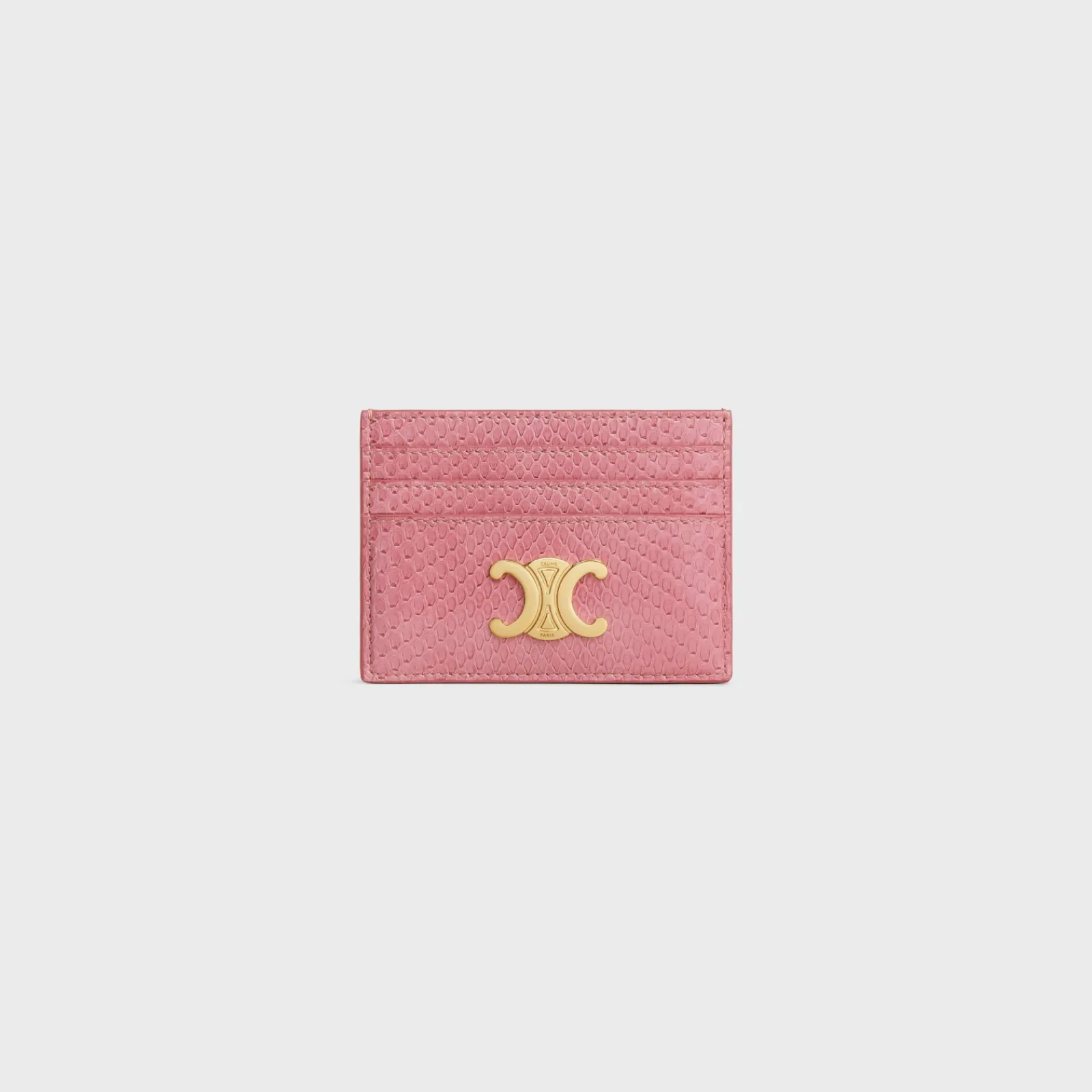 Outlet CARD HOLDER TRIOMPHE in PYTHON Women Triomphe | Categories·Coin And Card Holders