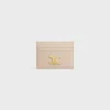 Online CARD HOLDER TRIOMPHE in Shiny calfskin Women Triomphe | Categories·Coin And Card Holders