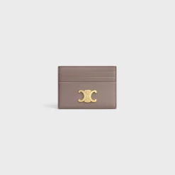 Online CARD HOLDER TRIOMPHE in Shiny calfskin Women Triomphe | Categories·Coin And Card Holders
