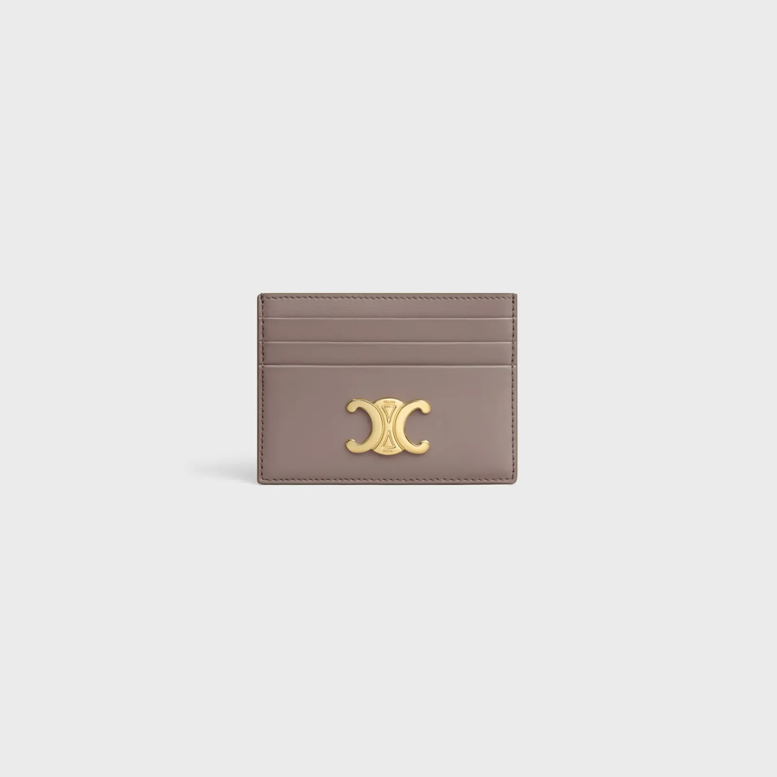 Online CARD HOLDER TRIOMPHE in Shiny calfskin Women Triomphe | Categories·Coin And Card Holders