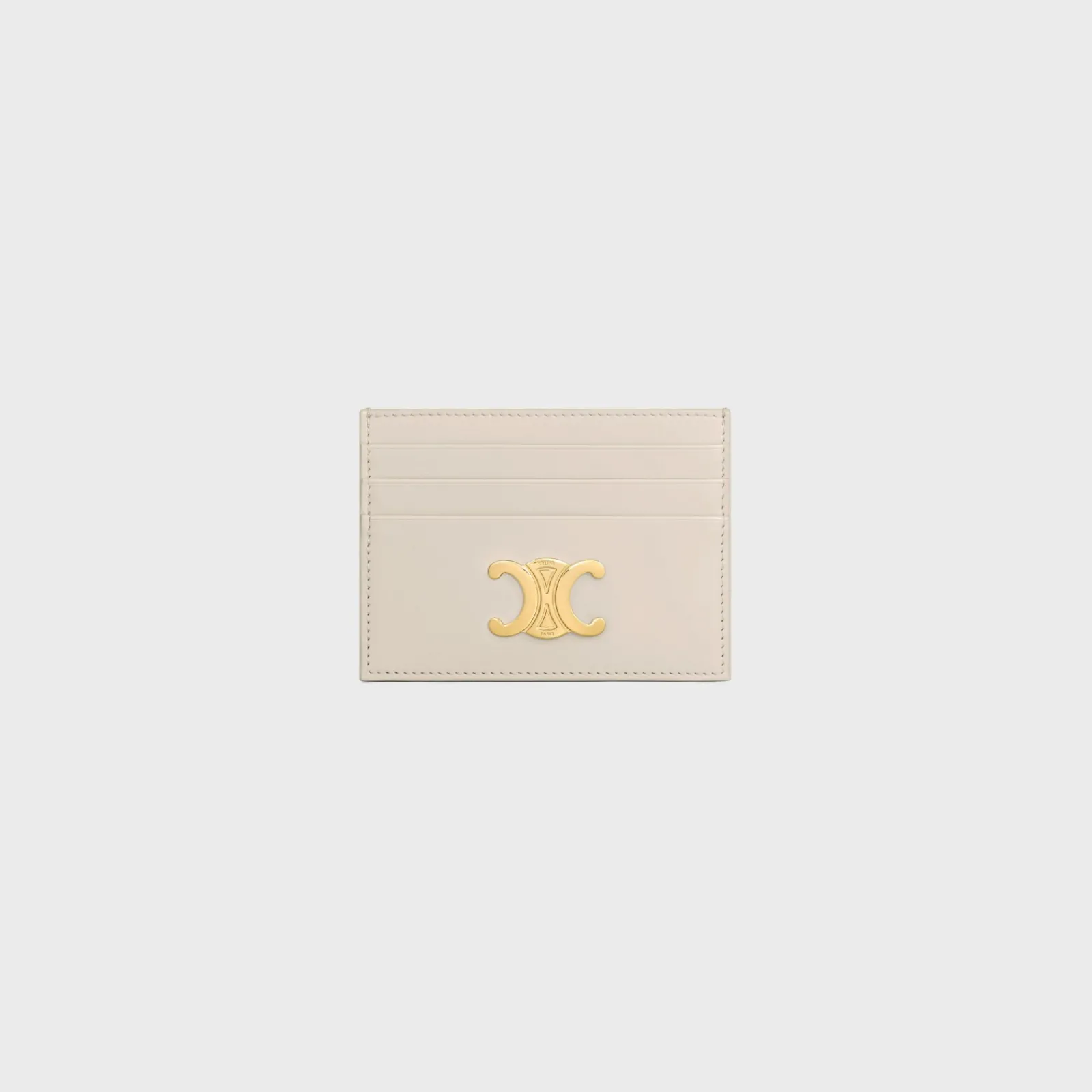 Discount CARD HOLDER TRIOMPHE in Shiny calfskin Women Triomphe | Categories·Coin And Card Holders