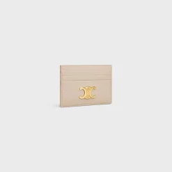 Online CARD HOLDER TRIOMPHE in Shiny calfskin Women Triomphe | Categories·Coin And Card Holders