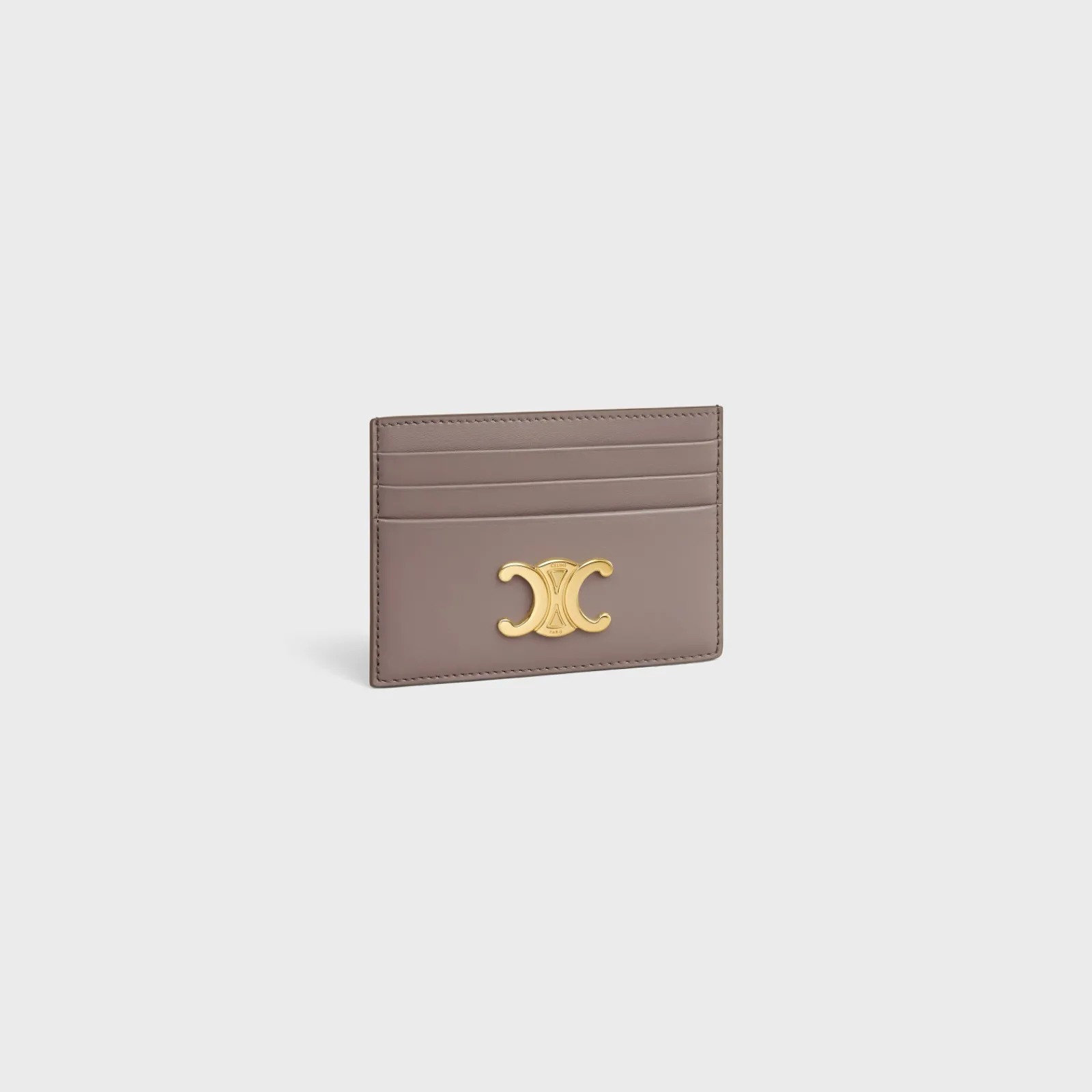 Online CARD HOLDER TRIOMPHE in Shiny calfskin Women Triomphe | Categories·Coin And Card Holders