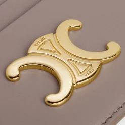 Online CARD HOLDER TRIOMPHE in Shiny calfskin Women Triomphe | Categories·Coin And Card Holders