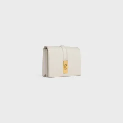 Discount 16 CARD HOLDER WITH FLAP in SHINY CALFSKIN Women 16 | Categories·Coin And Card Holders
