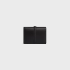 Online 16 CARD HOLDER WITH FLAP in SHINY CALFSKIN Women 16 | Categories·Coin And Card Holders