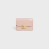 Hot CARD HOLDER WITH FLAP TRIOMPHE in PATENT CALFSKIN Women Triomphe | Categories·Coin And Card Holders