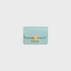 Online CARD HOLDER WITH FLAP TRIOMPHE in Shiny calfskin Women Triomphe | Categories·Coin And Card Holders