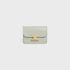 Fashion CARD HOLDER WITH FLAP TRIOMPHE in Shiny calfskin Women Triomphe | Categories·Coin And Card Holders