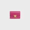 Best CARD HOLDER WITH FLAP TRIOMPHE in Shiny calfskin Women Triomphe | Categories·Coin And Card Holders