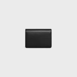 Online CARD HOLDER WITH FLAP TRIOMPHE in Shiny calfskin Women Triomphe | Categories·Coin And Card Holders