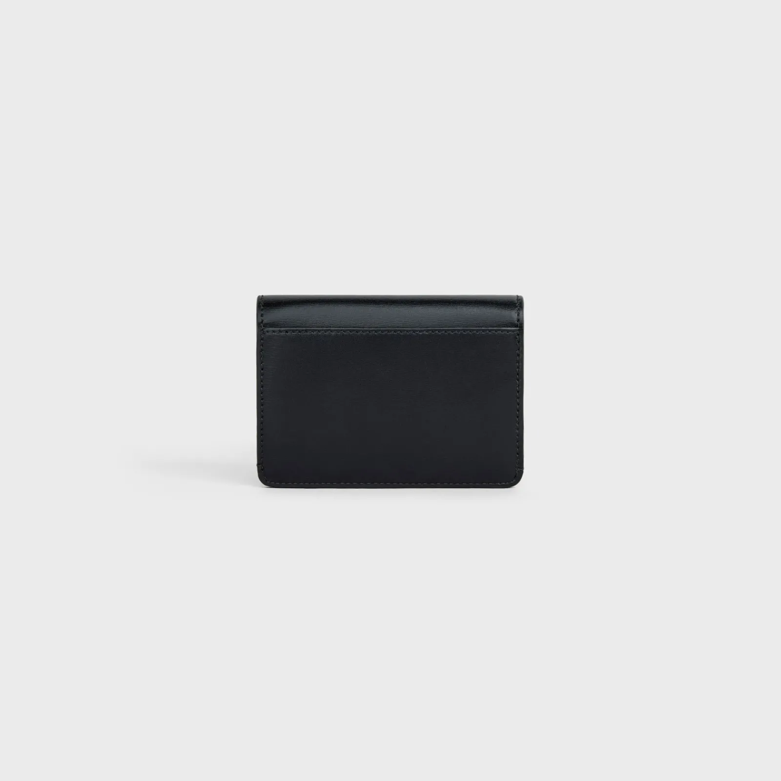 New CARD HOLDER WITH FLAP TRIOMPHE in Shiny calfskin Women Triomphe | Categories·Coin And Card Holders