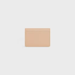 New CARD HOLDER WITH FLAP TRIOMPHE in Shiny calfskin Women Triomphe | Categories·Coin And Card Holders
