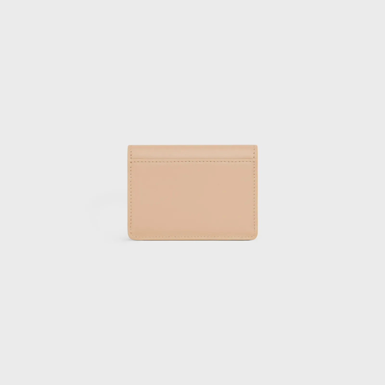New CARD HOLDER WITH FLAP TRIOMPHE in Shiny calfskin Women Triomphe | Categories·Coin And Card Holders