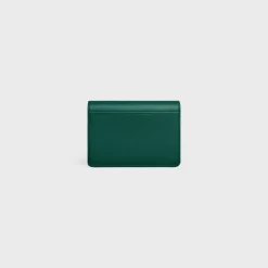 Discount CARD HOLDER WITH FLAP TRIOMPHE in Shiny calfskin Women Triomphe | Categories·Coin And Card Holders