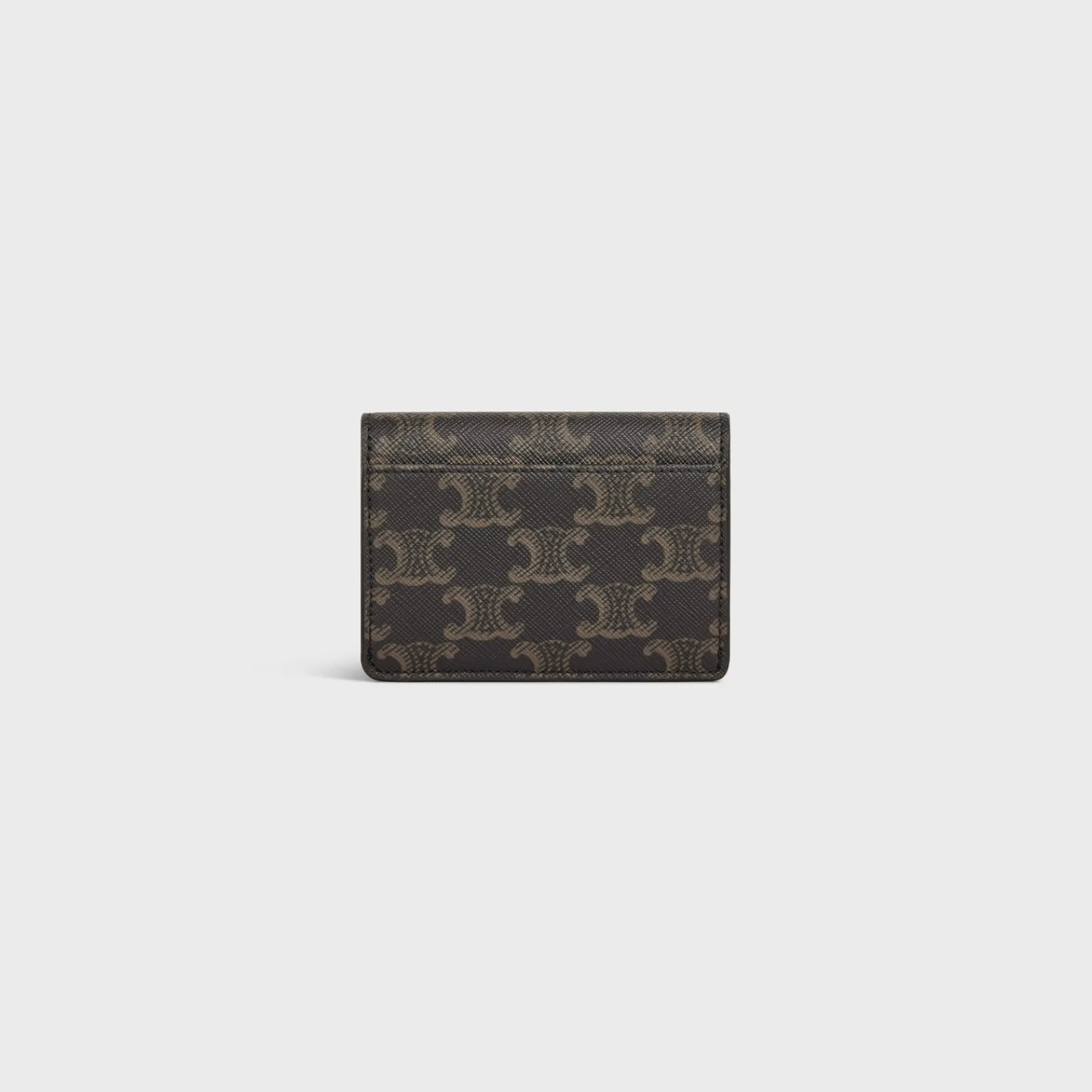 Best CARD HOLDER WITH FLAP TRIOMPHE in Triomphe Canvas Women Triomphe Canvas | Categories·Coin And Card Holders