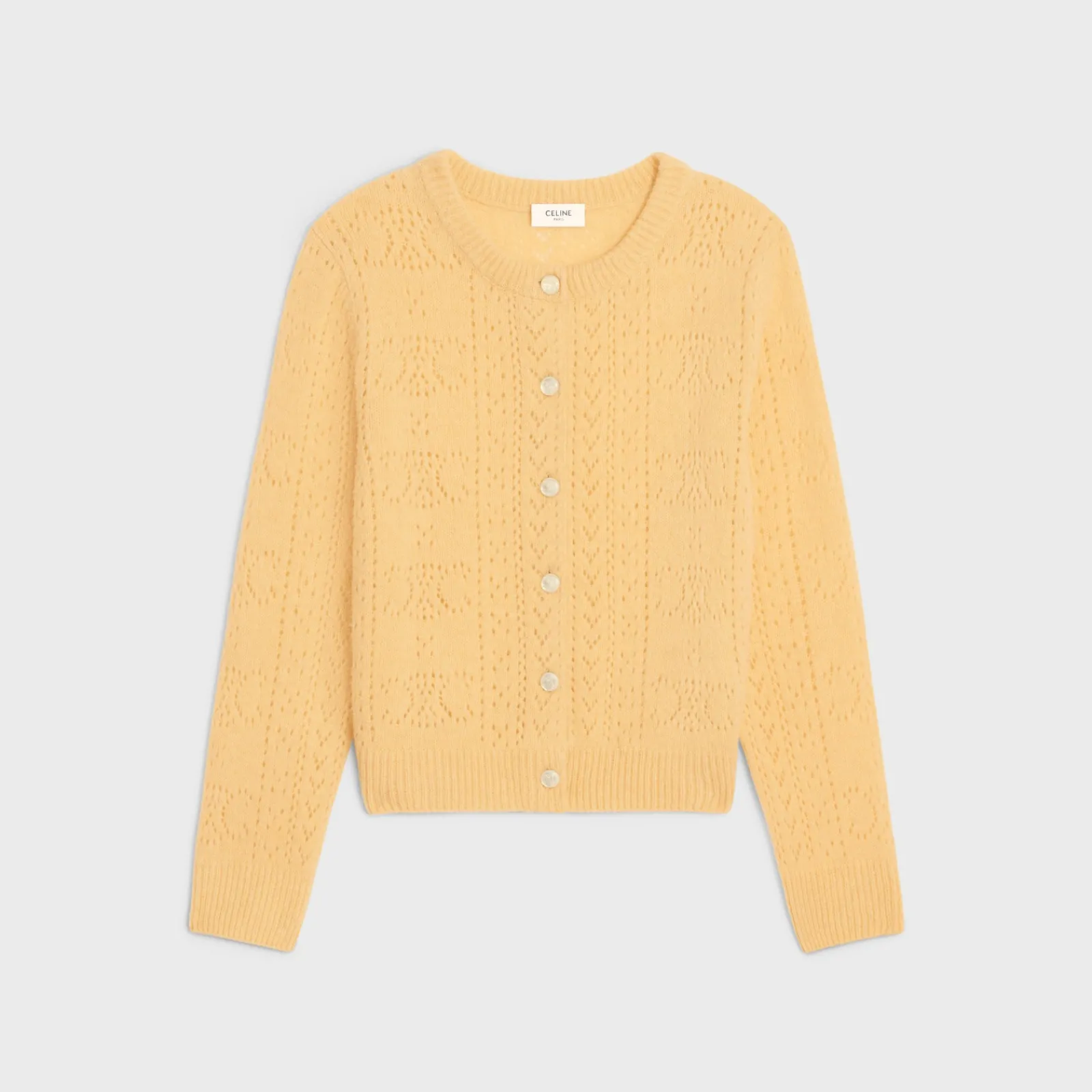 Discount cardigan in Shetland pointelle Women Knitwear