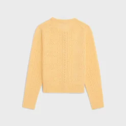 Discount cardigan in Shetland pointelle Women Knitwear