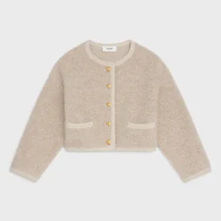 Outlet CARDIGAN JACKET IN ALPACA WOOL Women Knitwear