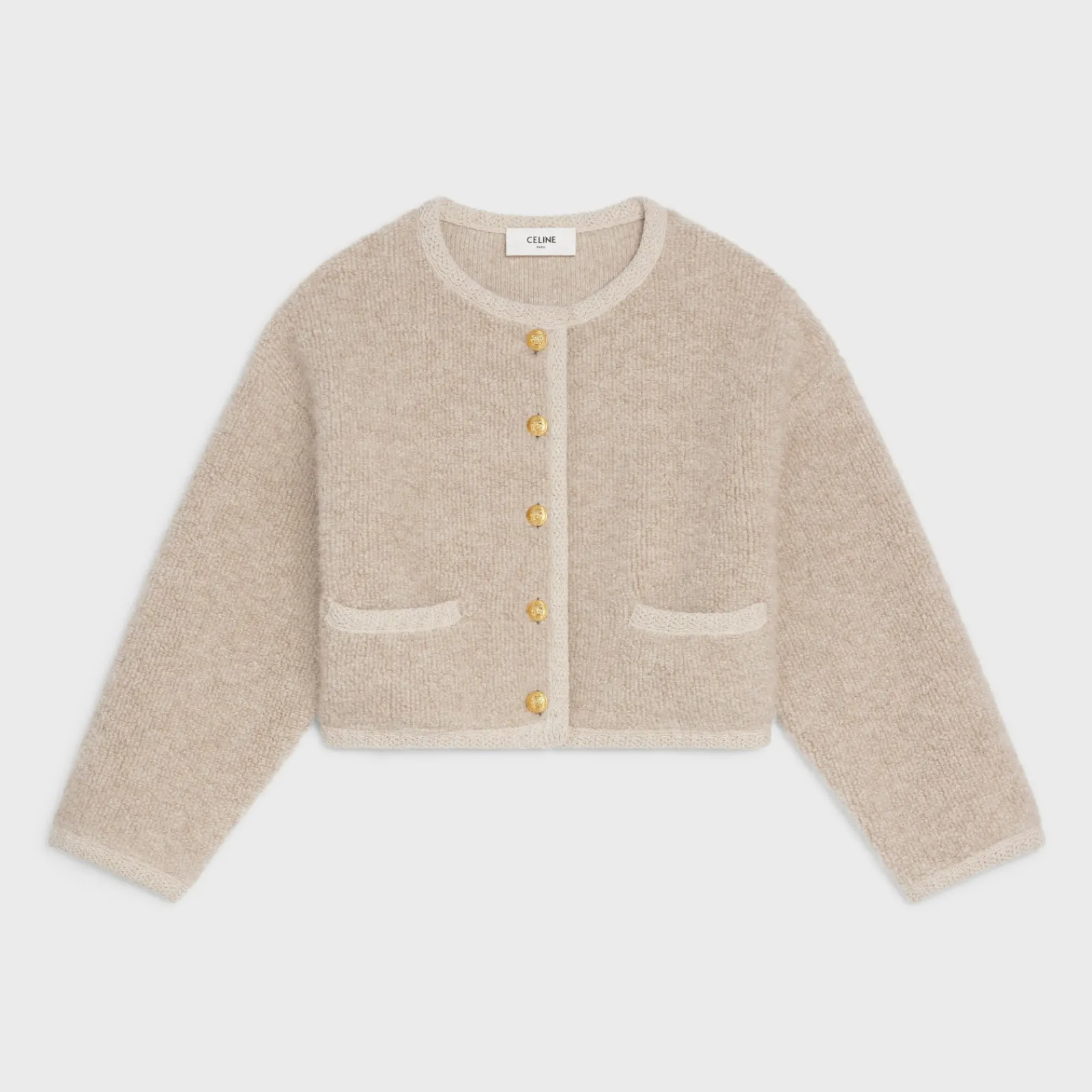 Outlet CARDIGAN JACKET IN ALPACA WOOL Women Knitwear