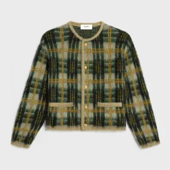 Online cardigan jacket in brushed mohair Knitwear