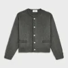 Discount cardigan jacket in brushed mohair Knitwear