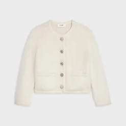 New Cardigan jacket in brushed mohair Women Knitwear