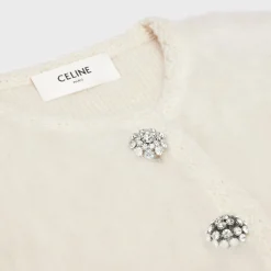 New Cardigan jacket in brushed mohair Women Knitwear