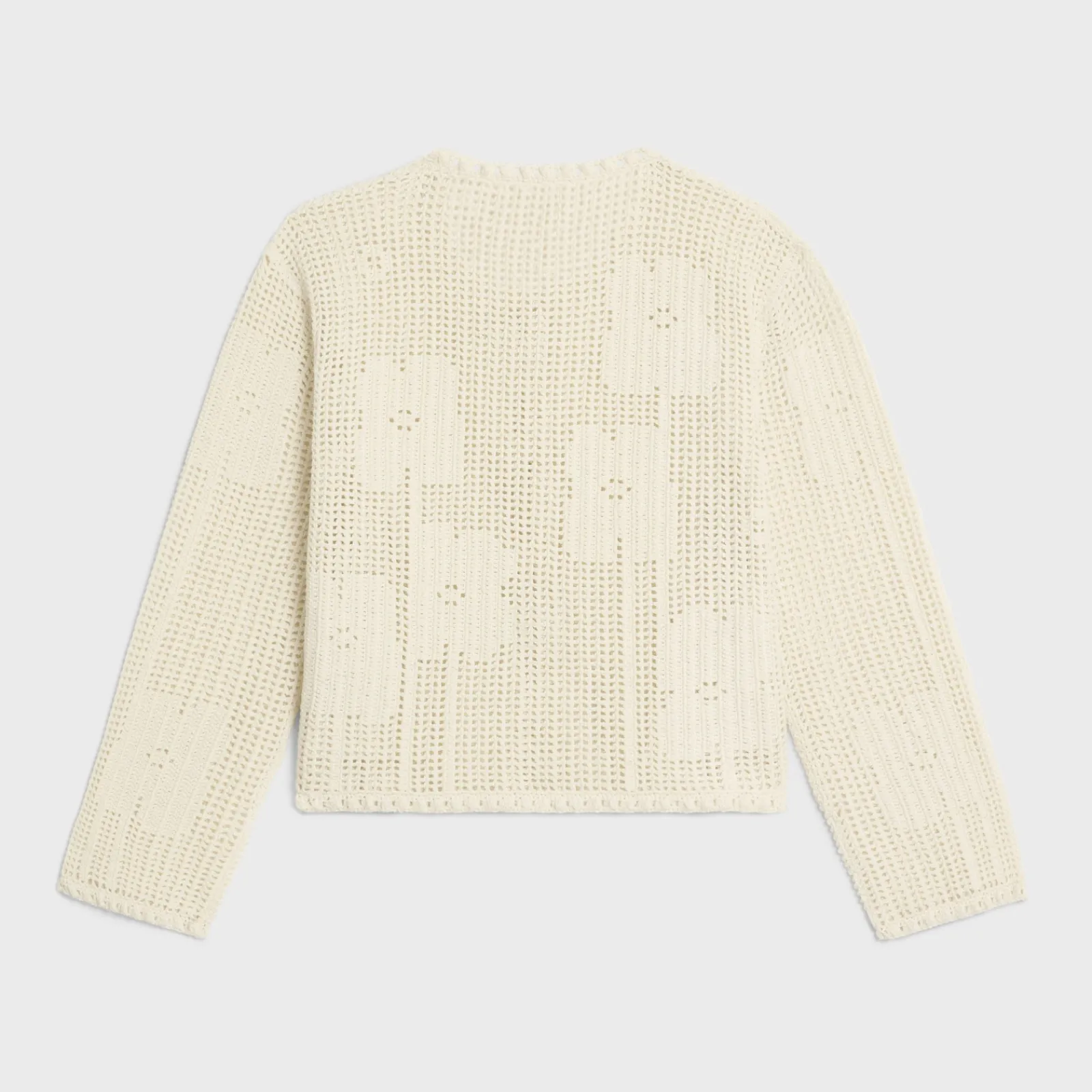 Outlet cardigan jacket in floral crocheted cotton Women Jackets | Knitwear