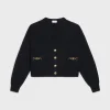 Online CARDIGAN WITH GOURMETTE IN HERITAGE CASHMERE Women Knitwear