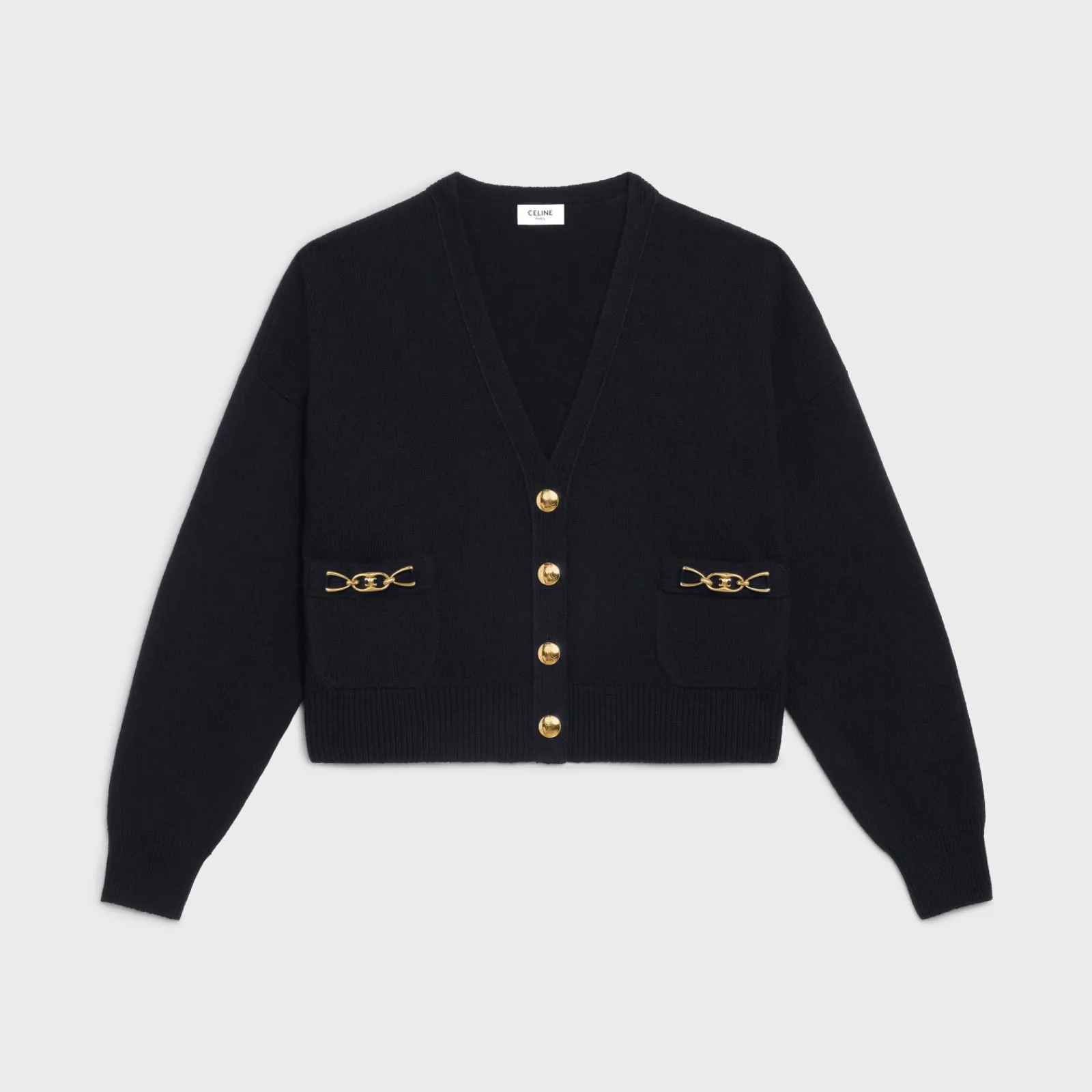 Online CARDIGAN WITH GOURMETTE IN HERITAGE CASHMERE Women Knitwear