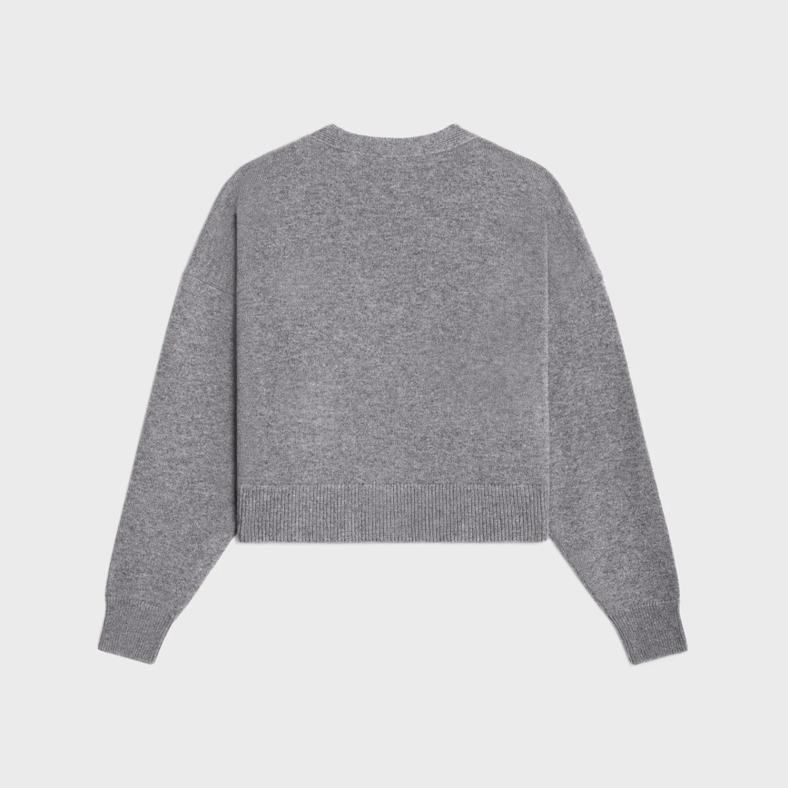 Fashion cardigan with gourmettes in heritage cashmere Women Knitwear