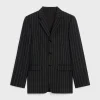 Sale carnaby jacket in striped virgin wool Jackets & Trousers