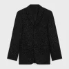 Discount carnaby jacket with rhinestones in double-face wool Jackets & Trousers