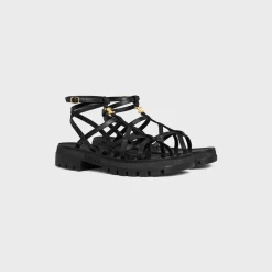 Fashion - CLEA TRIOMPHE STRAPPY SANDAL in CALFSKIN - VEGETAL TANNING Women Sandals