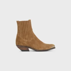 Sale - CRUISER BOOTS CHELSEA BOOT in Suede Calfskin Women Boots And Ankle Boots